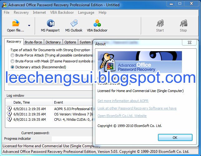 serial advanced office password recovery serial advanced office password recovery